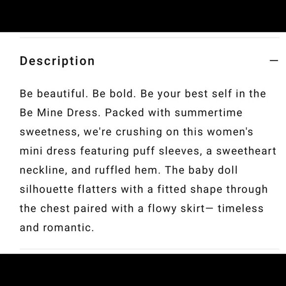 NWT Billabong Be Mine Babydoll Dress - Picture 5 of 7